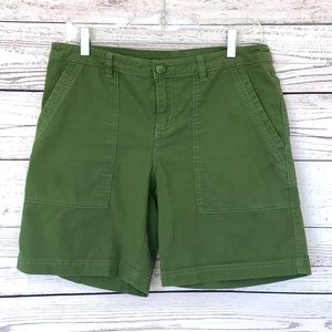PATAGONIA Green Bermuda Shorts Size 4